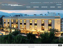 Tablet Screenshot of hoteldesitges.com